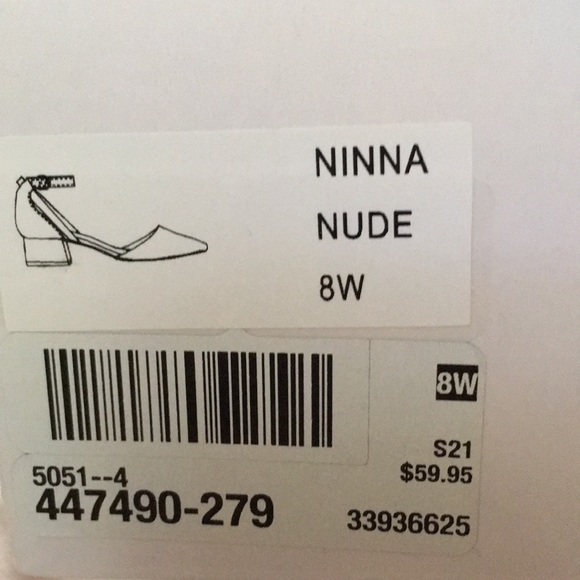 8 Wide Width Neutral Ninna Shoe from Addition-Elle. Nude colour. BNIB - Picture 5 of 13